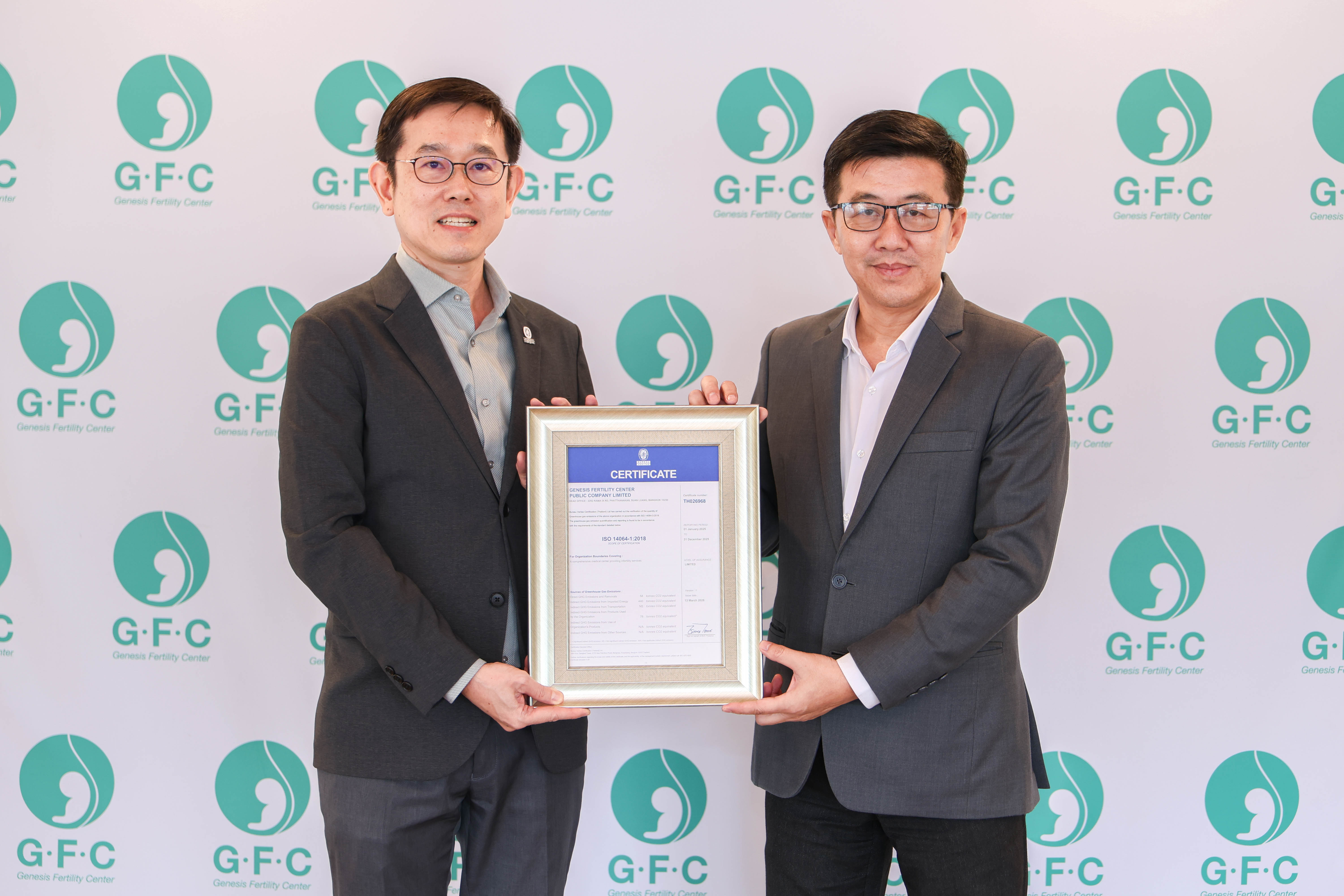 “GFC” รับใบประกาศนียบัตร ISO 14064-1 ต่อเนื่องเป็นปีที่ 5 สะท้อนความมุ่งมั่นบริหารจัดการ-เปิดเผยข้อมูลลดก๊าซเรือนกระจก