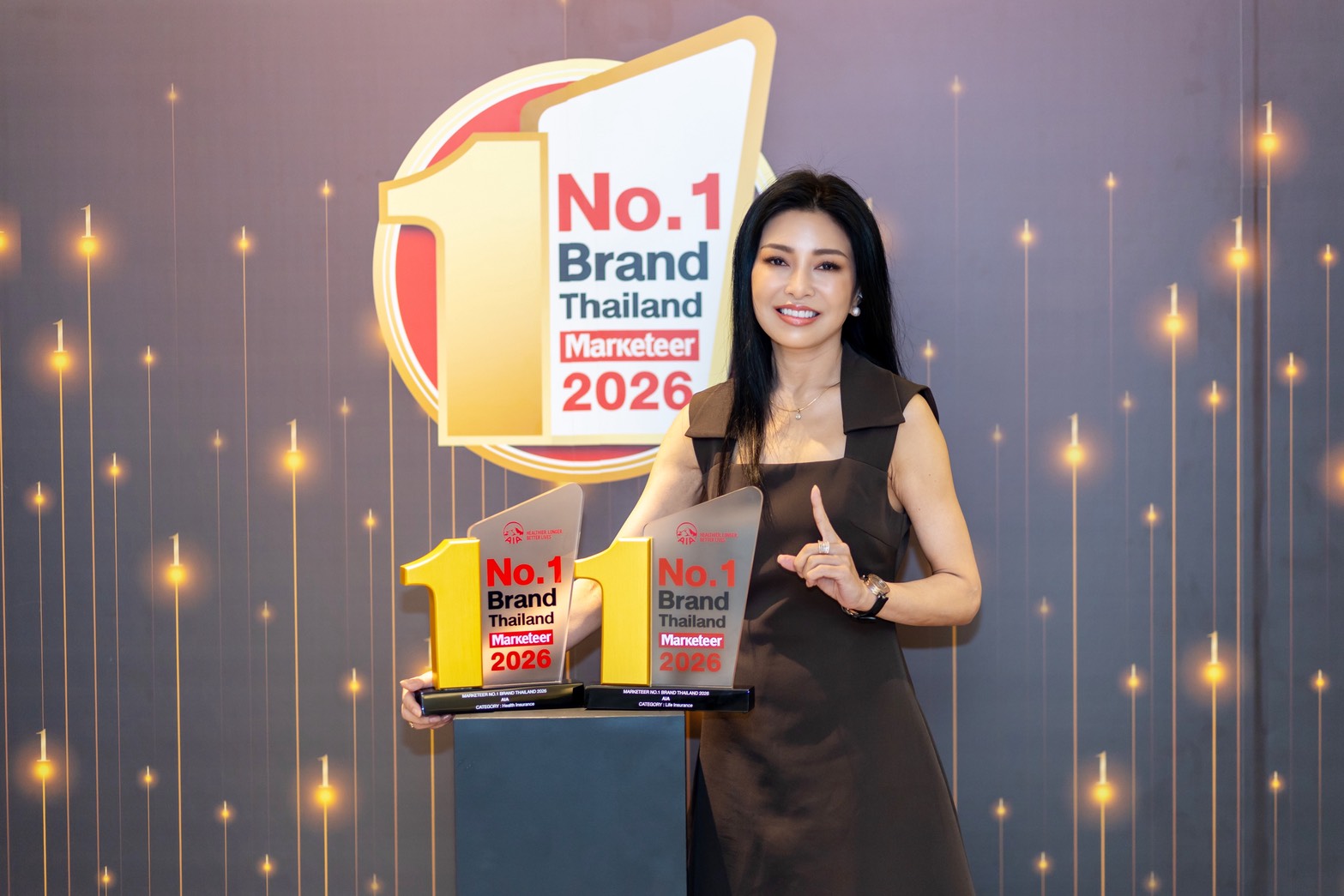 “เอไอเอ ประเทศไทย” คว้ารางวัล “Marketeer No.1 Brand Thailand 2026” ติดต่อกันเป็นปีที่ 15