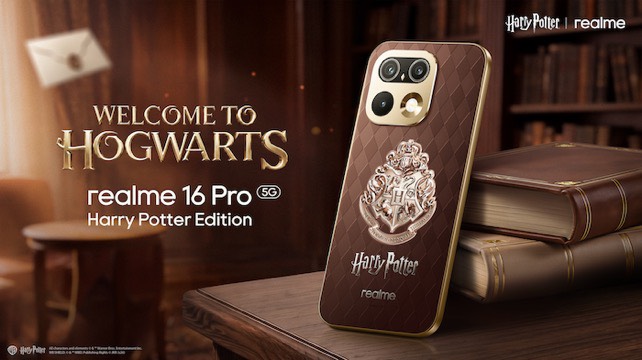 “realme” เผยโฉมดีไซน์แห่งฮอกวอตส์บน realme 16 Pro Harry Potter Edition ก่อนงานเปิดตัว วางจำหน่ายเพียง 5,000 ชุดทั่วโลก
