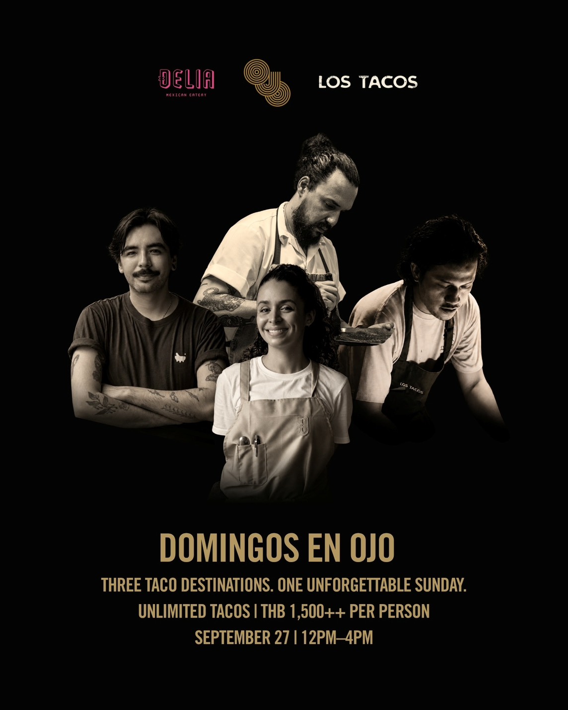 ชวนปักหมุด “DOMINGOS EN OJO” มื้อวันอาทิตย์สุดพิเศษบนชั้น 76 กับอาหารเม็กซิกัน เครื่องดื่ม และดนตรีสด พร้อมวิวกรุงเทพฯ แบบพาโรนามา