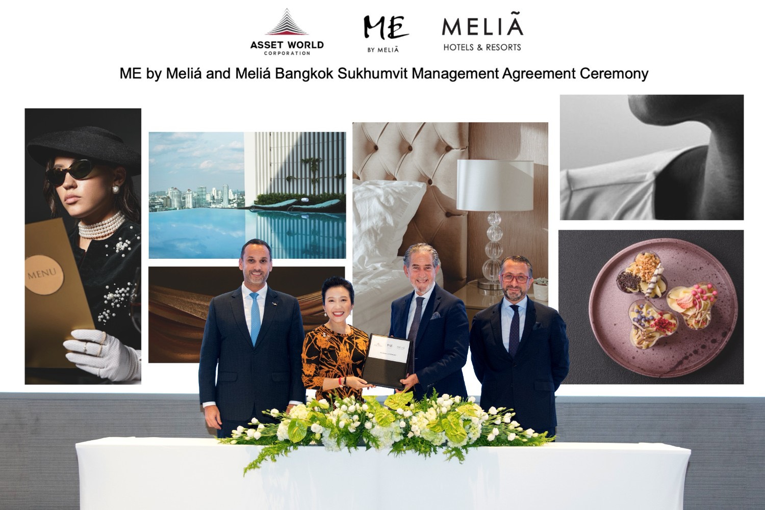 “AWC” และ “Meliá Hotels International” ขยายความร่วมมือเชิงกลยุทธ์ เดินหน้าสร้างพอร์ตโฟลิโอโรงแรมลักชัวรีและไลฟ์สไตล์กว่า 3,000 ห้องในจุดหมายปลายทางท่องเที่ยวสำคัญ