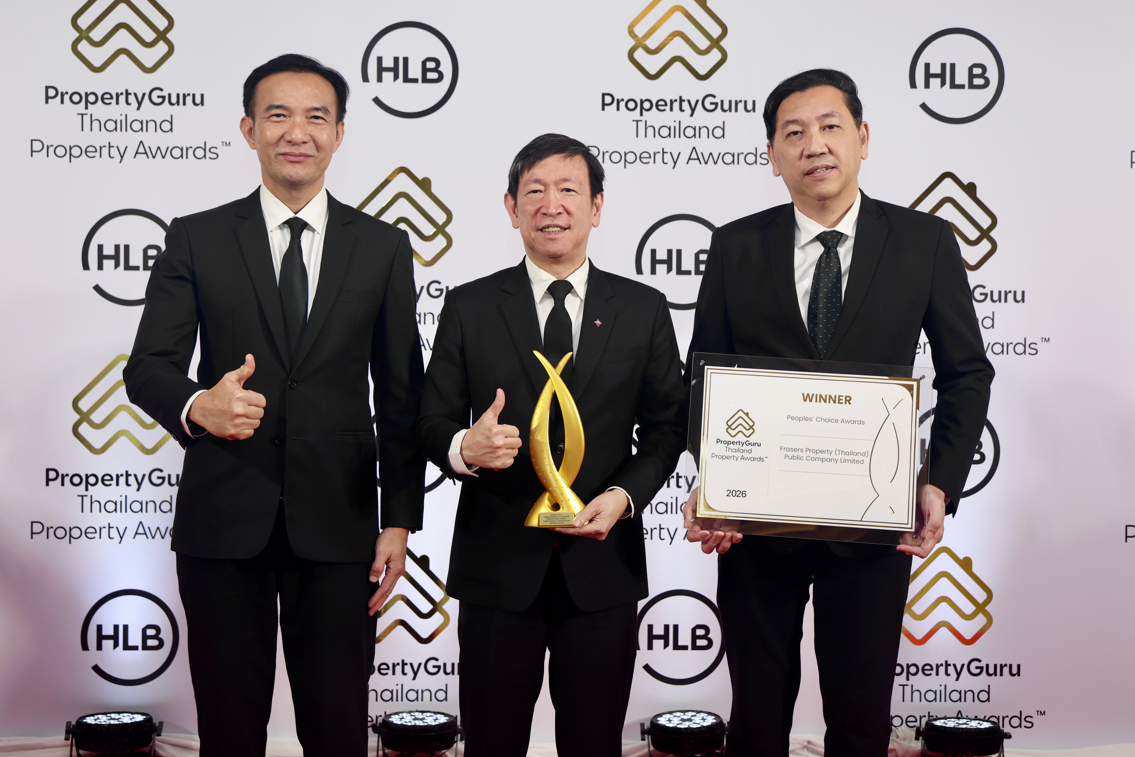 “เฟรเซอร์ส พร็อพเพอร์ตี้ ประเทศไทย” คว้า 2 รางวัล จาก “PropertyGuru Thailand Property Awards 2026” สะท้อนความโดดเด่นด้านมาตรฐานการออกแบบและการยอมรับจากผู้บริโภค