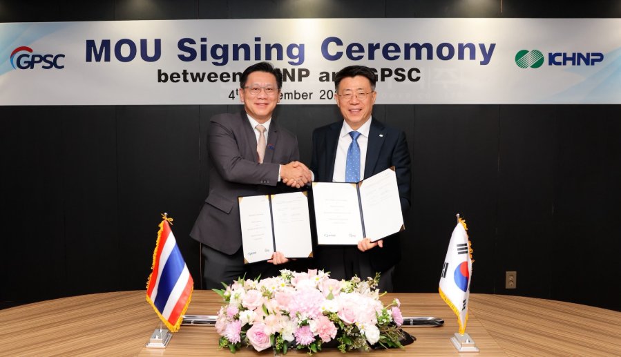 “GPSC” ผนึก “KHNP” ยักษ์ใหญ่พลังงานนิวเคลียร์เกาหลีใต้ เดินหน้าศึกษาพัฒนาเทคโนโลยี SMR ต่อยอดพลังงานสะอาดในประเทศไทย