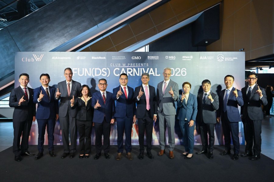 “เอไอเอ ประเทศไทย” จัดงานใหญ่ “AIA Club W Fun(ds) Carnival 2026” ดึง “บลจ. เอไอเอ (ประเทศไทย)” และ 7 พันธมิตรการลงทุนระดับโลก เสริมศักยภาพตัวแทน-ลูกค้า ลุยตลาดผลิตภัณฑ์ประกันชีวิตควบการลงทุน (Unit Linked)