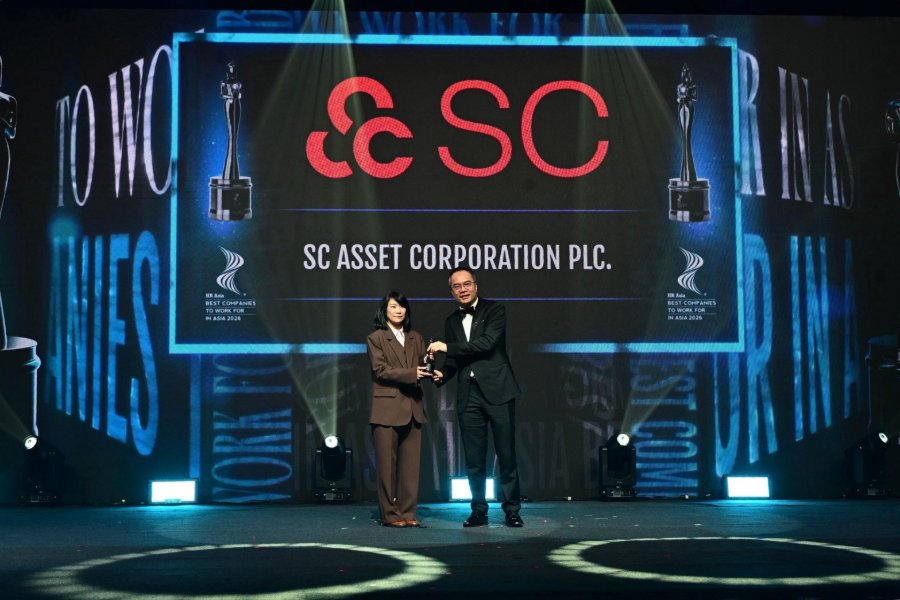 “SC” คว้ารางวัล “HR Asia Best Companies to Work for in Asia 2026” ต่อเนื่อง 2 ปีซ้อน ตอกย้ำองค์กรในฐานะ Employer of Choice ที่ได้รับการยอมรับในระดับภูมิภาค