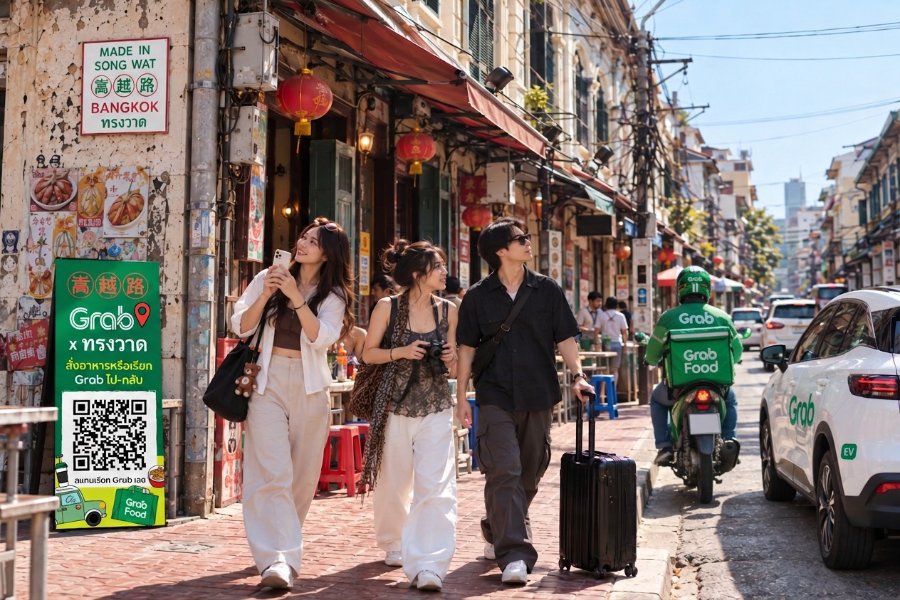 “แกร็บ” เผยยอดเรียกรถ นทท.จีน 9 เดือนโตกว่า 75% หนุน ททท. ส่งเสริมโครงการ Nihao Month รับ Golden Week