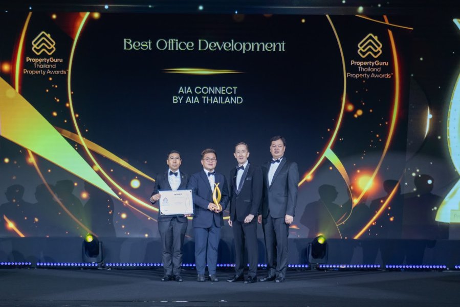 “AIA CONNECT” ผงาดคว้า 2 รางวัลใหญ่จากเวที “PropertyGuru Thailand Property Awards 2026” ตอกย้ำความมุ่งมั่นของ เอไอเอ ประเทศไทย ในการลงทุนอสังหาริมทรัพย์คุณภาพเพื่ออนาคต
