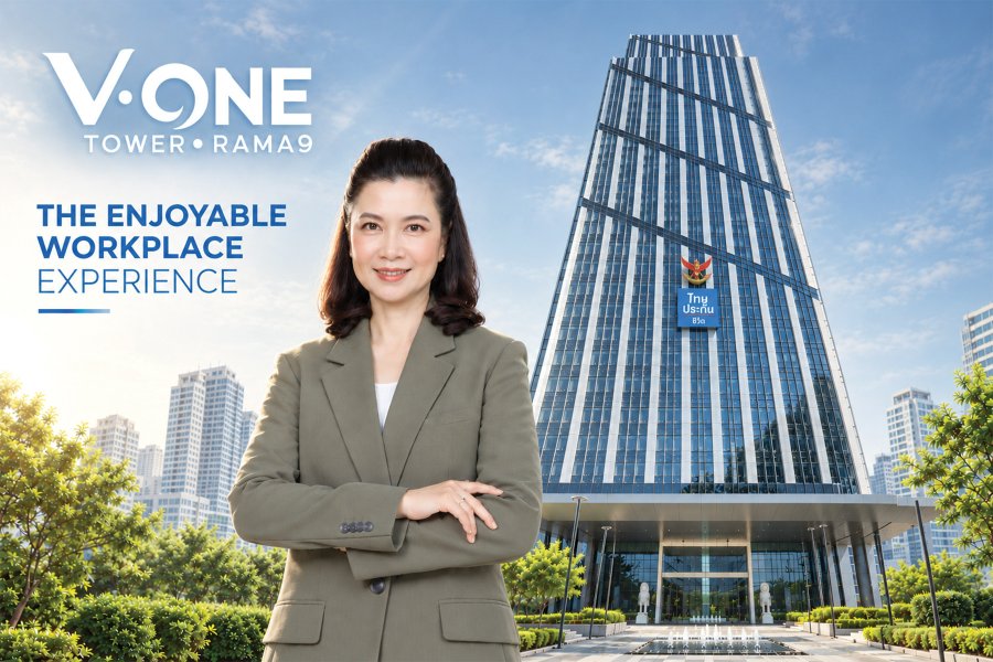 “V.One Tower” ชู Fully Functional Office Ecosystem พร้อมมาตรฐาน LEED Gold