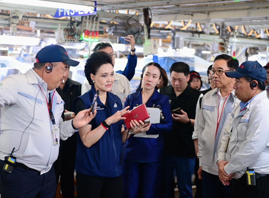 “ศุภจี” ลงพื้นที่ รง.โตโยต้า ติดตาม Supply Chain อุตสาหกรรม ลดผลกระทบน้ำท่วมต่อการผลิต–ส่งออก