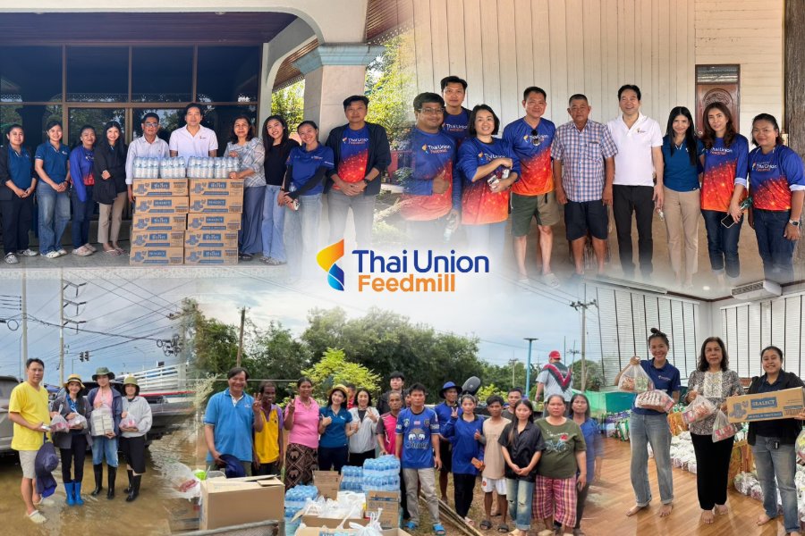 “TFM” เคียงข้างเกษตรกรและชุมชน ฝ่าวิกฤตน้ำท่วม เดินหน้าเยียวยาและฟื้นฟู เสริมความเข้มแข็งห่วงโซ่การเพาะเลี้ยงสัตว์น้ำ