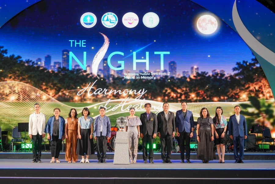 “ททท.” เปิด “The Night by Amazing Thailand Season 2: Music in Memory” ชวนสัมผัส “Harmony of Healing” เติมพลังกาย ฮีลพลังใจผ่านเสียงดนตรีและศิลปวัฒนธรรมกลางสวนลุมพินี 16–27 ตุลาคมนี้