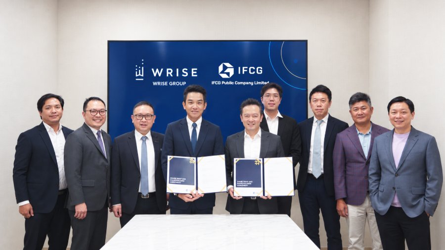 “WRISE Group” ลงนามเข้าถือหุ้น IFCG 20% เสริมแกร่งแพลตฟอร์มบริหารความมั่งคั่งระดับสากล ดัน AI เสริมศักยภาพที่ปรึกษาเพื่อการเติบโตระยะยาว ตอกย้ำวิสัยทัศน์ “Borderless Opportunities. Limitless Lifestyle.”