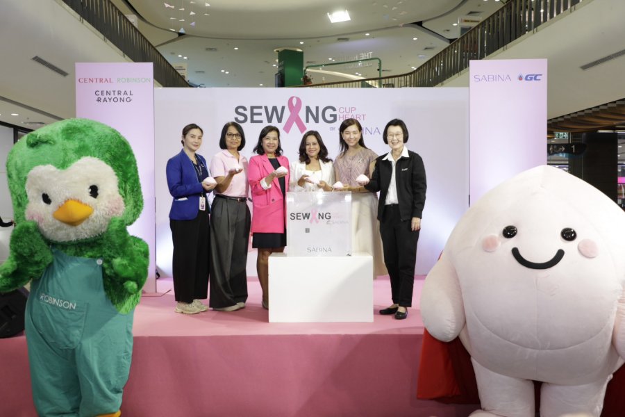 “SABINA” ผนึก 3 พันธมิตร สานต่อแคมเปญ “เย็บเต้ารวมใจ สู้ภัยมะเร็งเต้านม” เข้าสู่ปีที่ 20 พร้อมตั้งเป้าปีนี้เย็บเต้านมเทียม 20,0000 เต้า