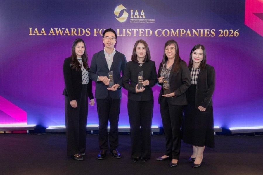 “บี.กริม เพาเวอร์” คว้า 3 รางวัลคุณภาพ บนเวที “IAA Awards 2026” ตอกย้ำความเป็นเลิศ ครอบคลุมทั้งผู้นำ การเงิน และนักลงทุนสัมพันธ์
