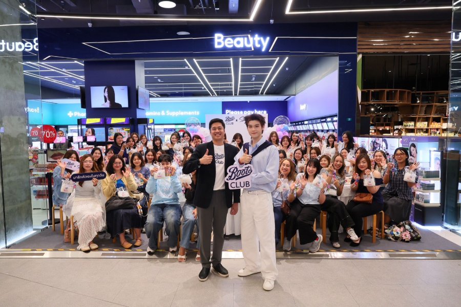 “สกาย วงศ์รวี” ทำแฟน ๆ ใจฟู! เสิร์ฟโมเมนต์ใกล้ชิด ในกิจกรรม “Boots Club x Sky Lucky Fan”