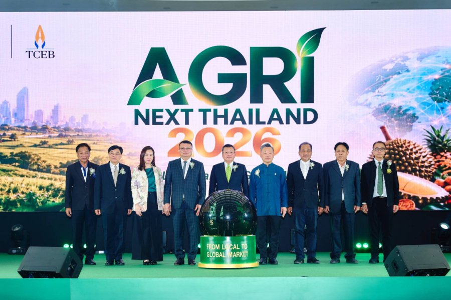 “สภาเกษตรกรแห่งชาติ” ผนึกกำลัง “ทีเส็บ-ภาครัฐ-เอกชน” เปิดงาน “Agri Next Thailand 2026” มหกรรมเกษตรครบวงจรที่มุ่งสร้างโอกาสทางธุรกิจ ปลดล็อกศักยภาพเกษตรกรไทย เพิ่มมูลค่าสินค้าเกษตรท้องถิ่นสู่ตลาดโลก ภายใต้แนวคิด From Local Value To Global Market