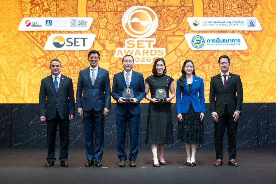 “MOSHI” คว้า 2 รางวัลเกียรติยศ บนเวที SET Awards 2026 “Outstanding CEO Awards” และ “Outstanding Company Performance Awards” สะท้อนศักยภาพการบริหารยอดเยี่ยม และผลประกอบการเติบโตแกร่ง